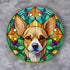 Chihuahua Fawn Glass Suncatcher Worktop Saver